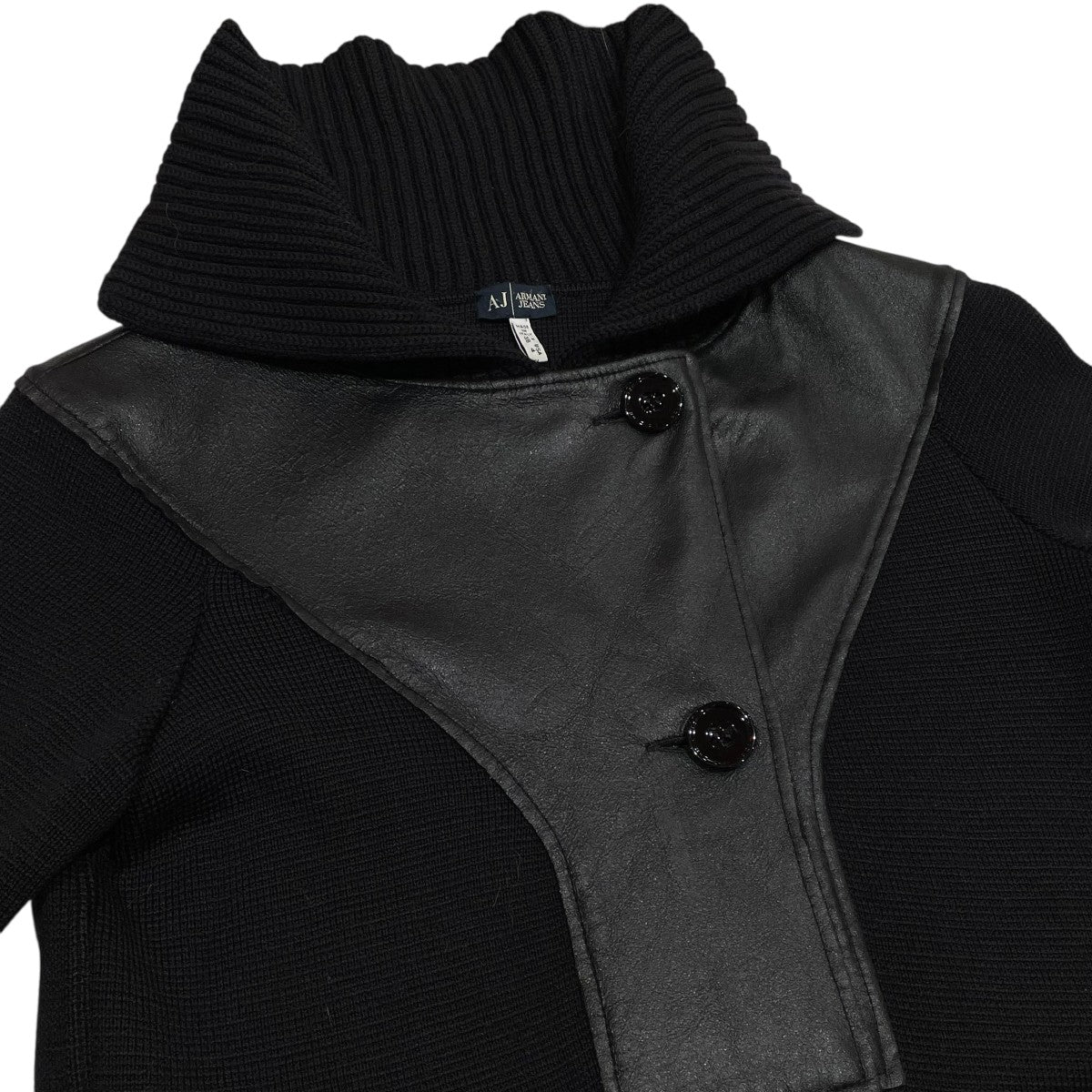 ARMANI JEANS(アルマーニジーンズ) ニットコート ブラック サイズ 38