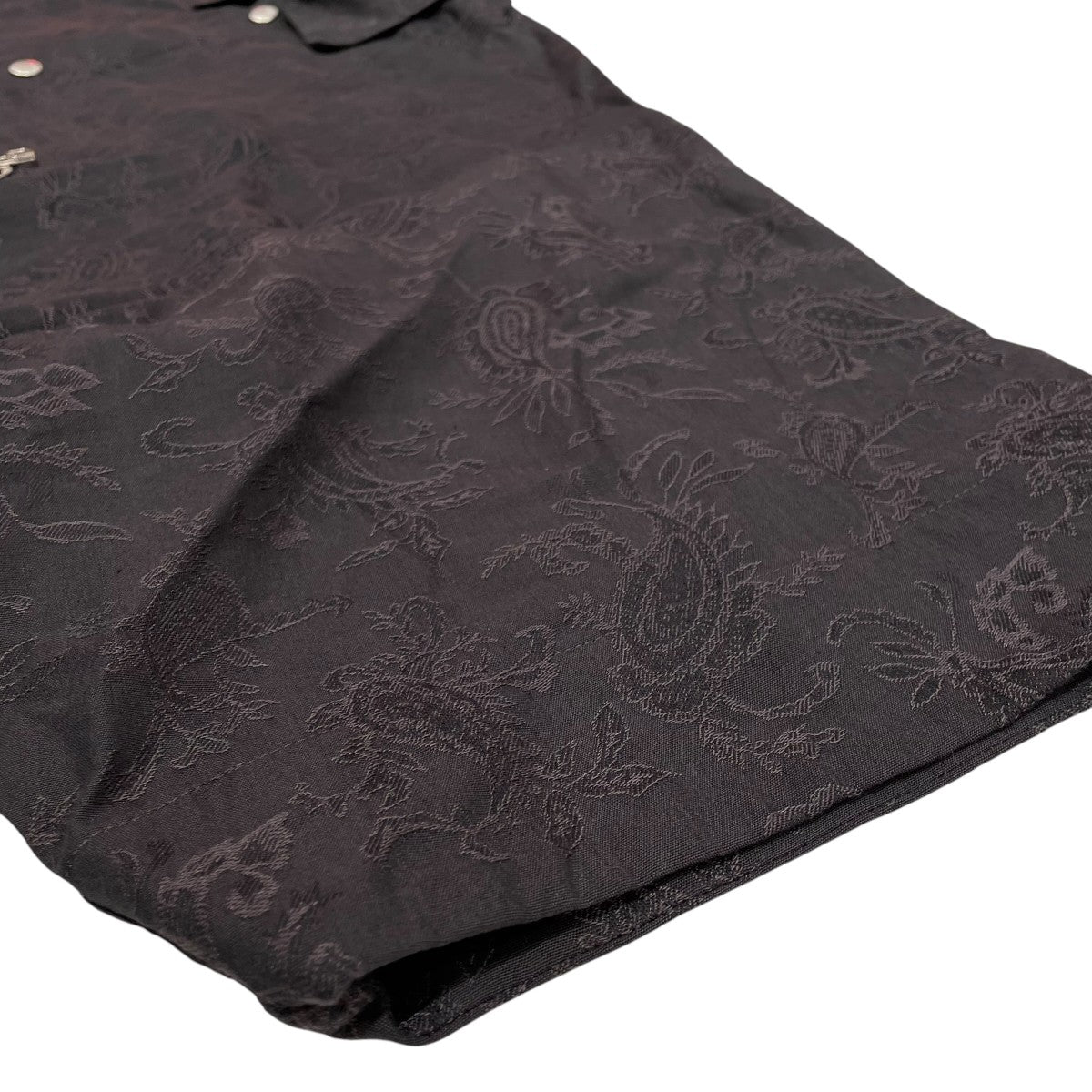 Paisley Front Zip Harf Sleeve Shirts半袖シャツag-9060-1
