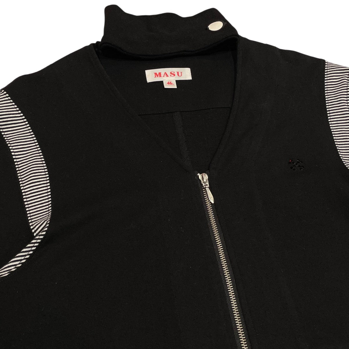 ZIP-UP NECK BAND CARDIGANジップジャケットMVFW-CS0522