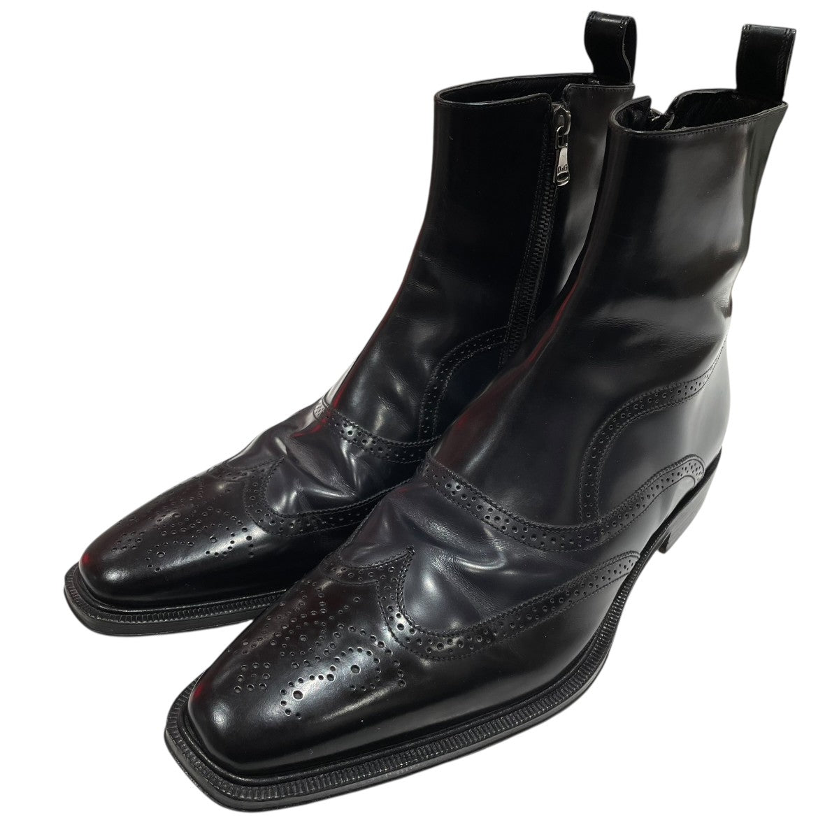 D＆G サイドジップブーツ 古着・中古-1枚目のアイテム画像