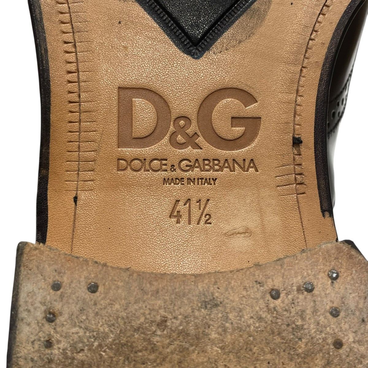 D＆G サイドジップブーツ 古着・中古-8枚目のアイテム画像