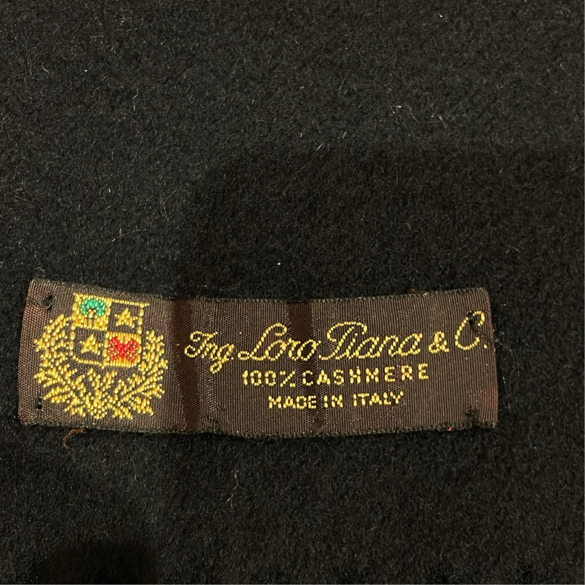 LORO PIANA カシミヤマフラー 古着・中古-4枚目のアイテム画像