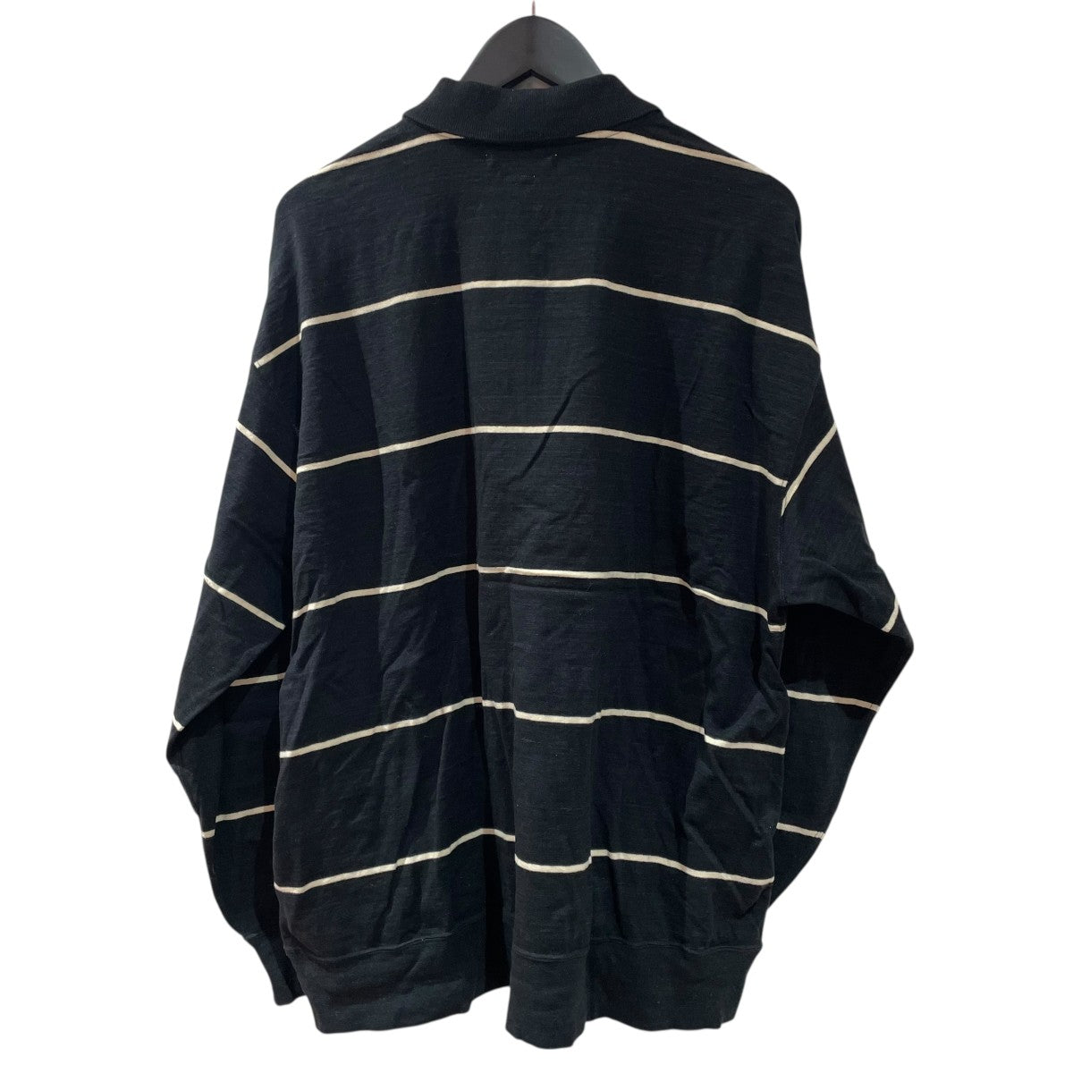 C NP ボーダー ハーフジップ カットソーハーフジップスウェットbhs24s025