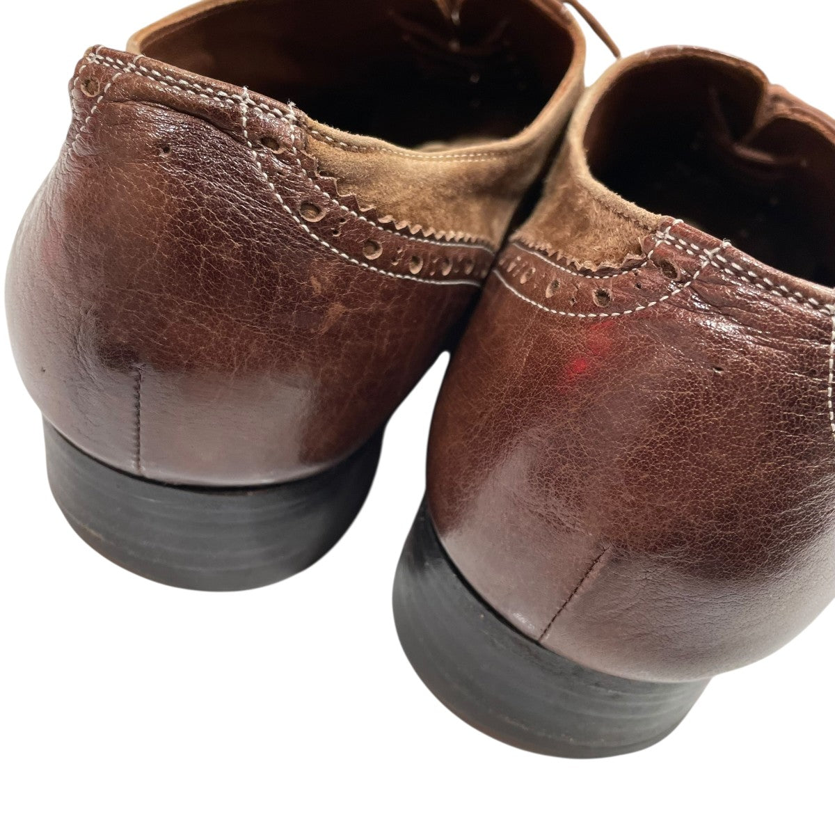 ミハラヤスヒロ ダークブルー ウィングチップ レザーシューズ ミハラヤスヒロ ダークブルー ウィングチップ レザーシューズ