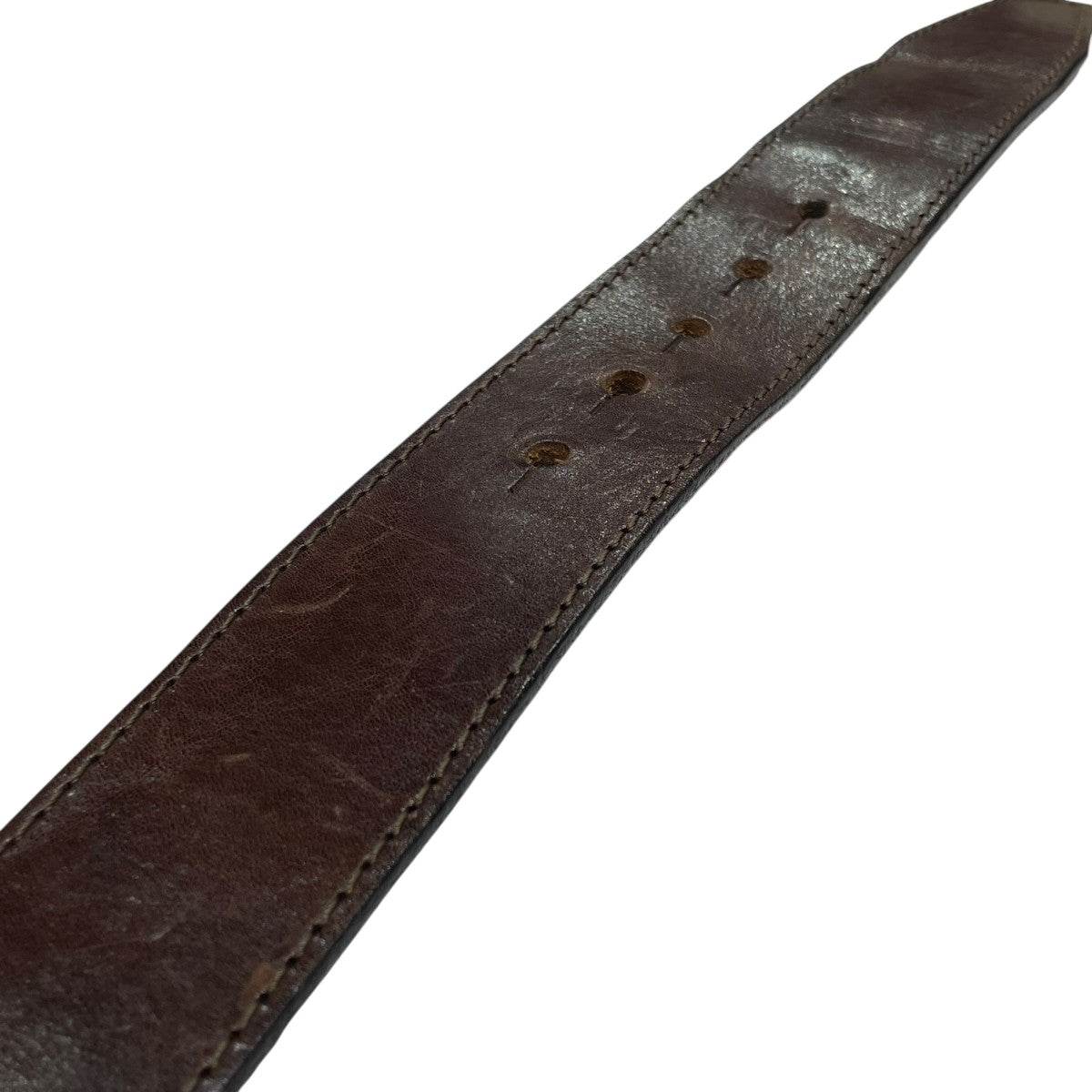 DSQUARED2(ディースクエアード) レザーベルト ブラウン｜【公式