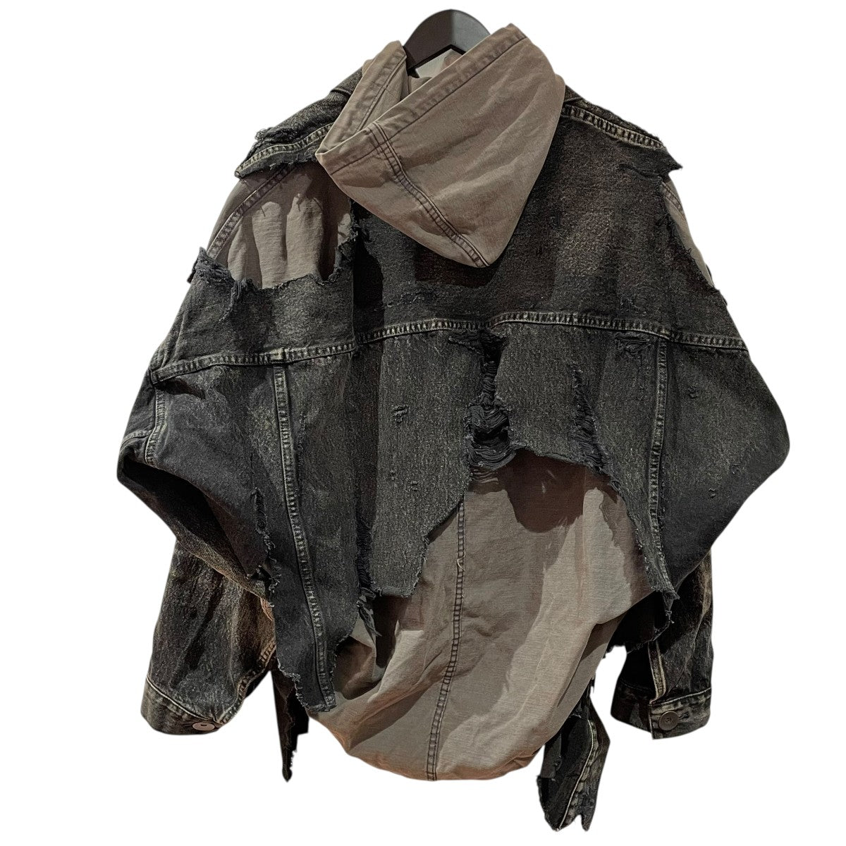 DOUBLE LAYERED DENIM HOODED JACKETデニムジャケットJ12BL021