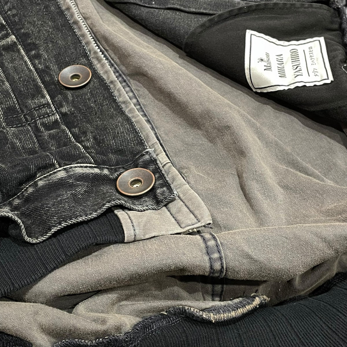 DOUBLE LAYERED DENIM HOODED JACKETデニムジャケットJ12BL021