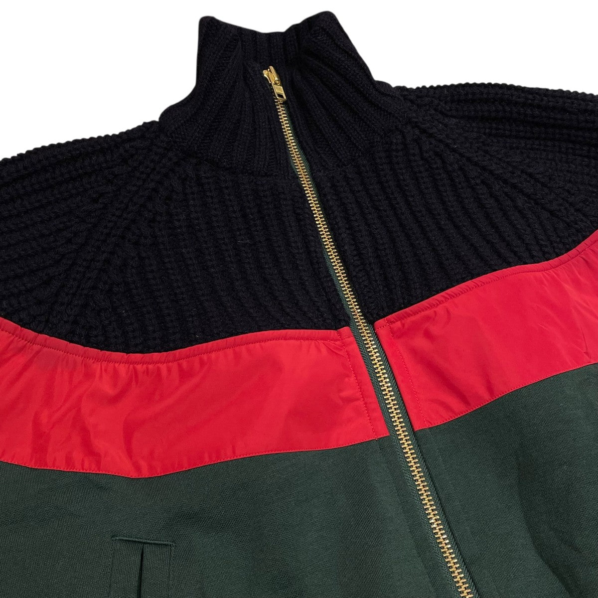 KOLOR(カラー) ジップブルゾン22WCM-G13201S 22WCM-G13201S グリーン