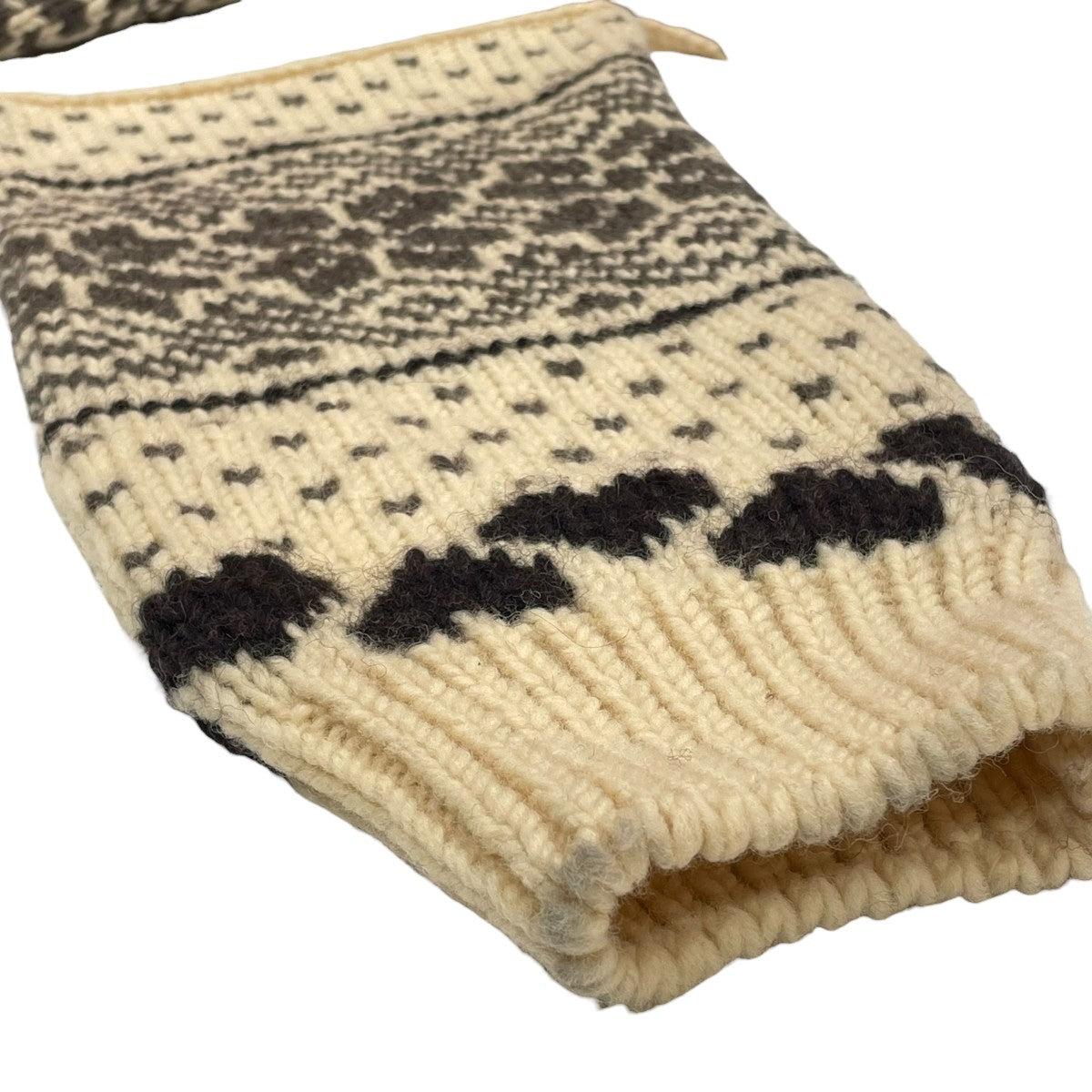 JOHN LAWRENCE SULLIVAN 3G FAIR ISLE KNIT ARM WARMERアームウォーマー 古着・中古-3枚目のアイテム画像