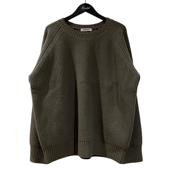 ATTACHMENT(アタッチメント) ブリティッシュウールニット クルーネック