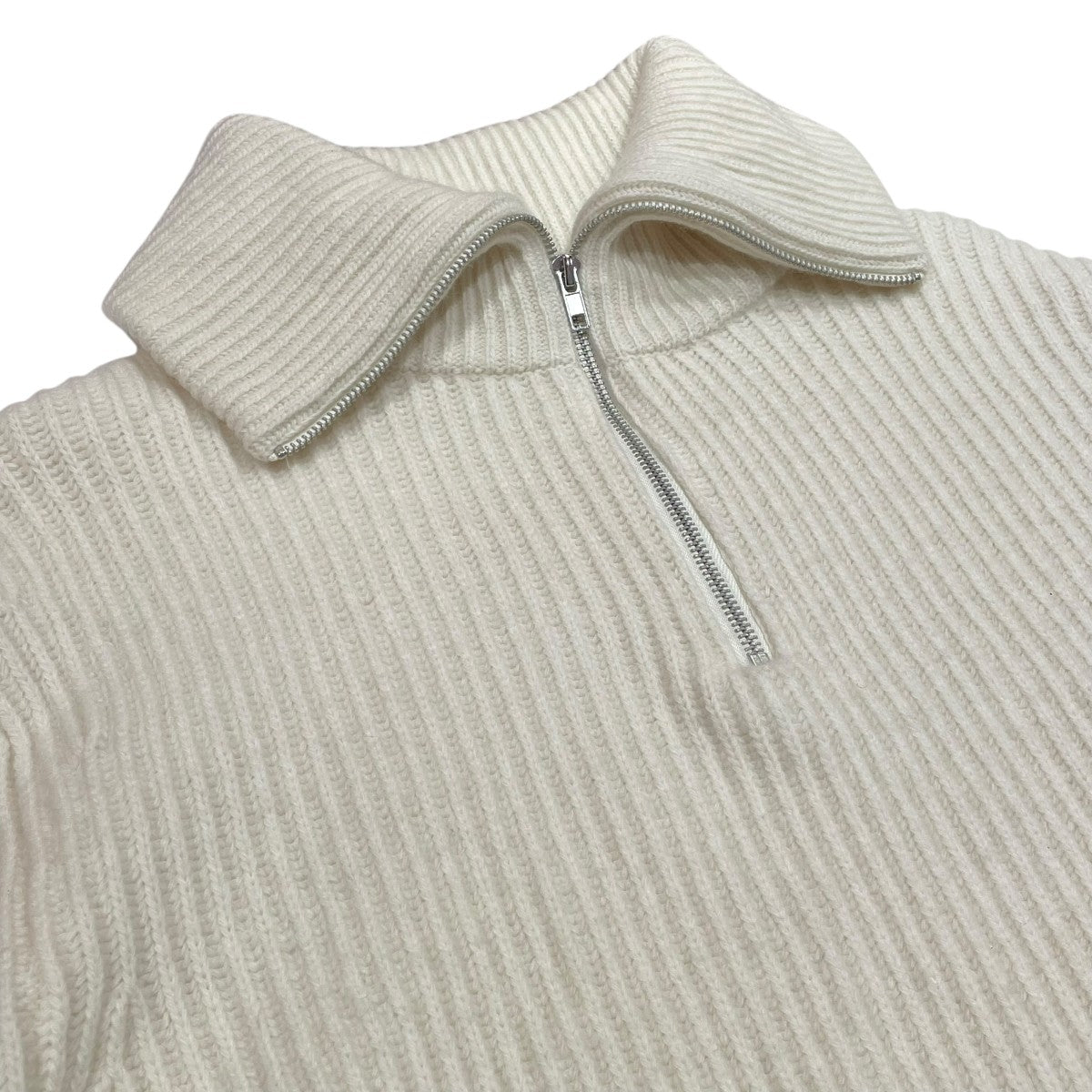 ウールハーフジップニットプルオーバーウールハーフジップニットプルオーバーSWNT254232