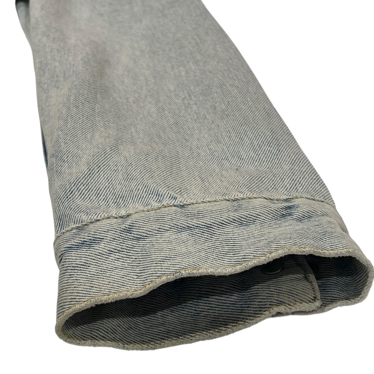 OFFWHITE 21SSGIUBOTTO BLUE MONALISA SLIM DENIMデニムジャケットomye054r21den002 古着・中古-4枚目のアイテム画像