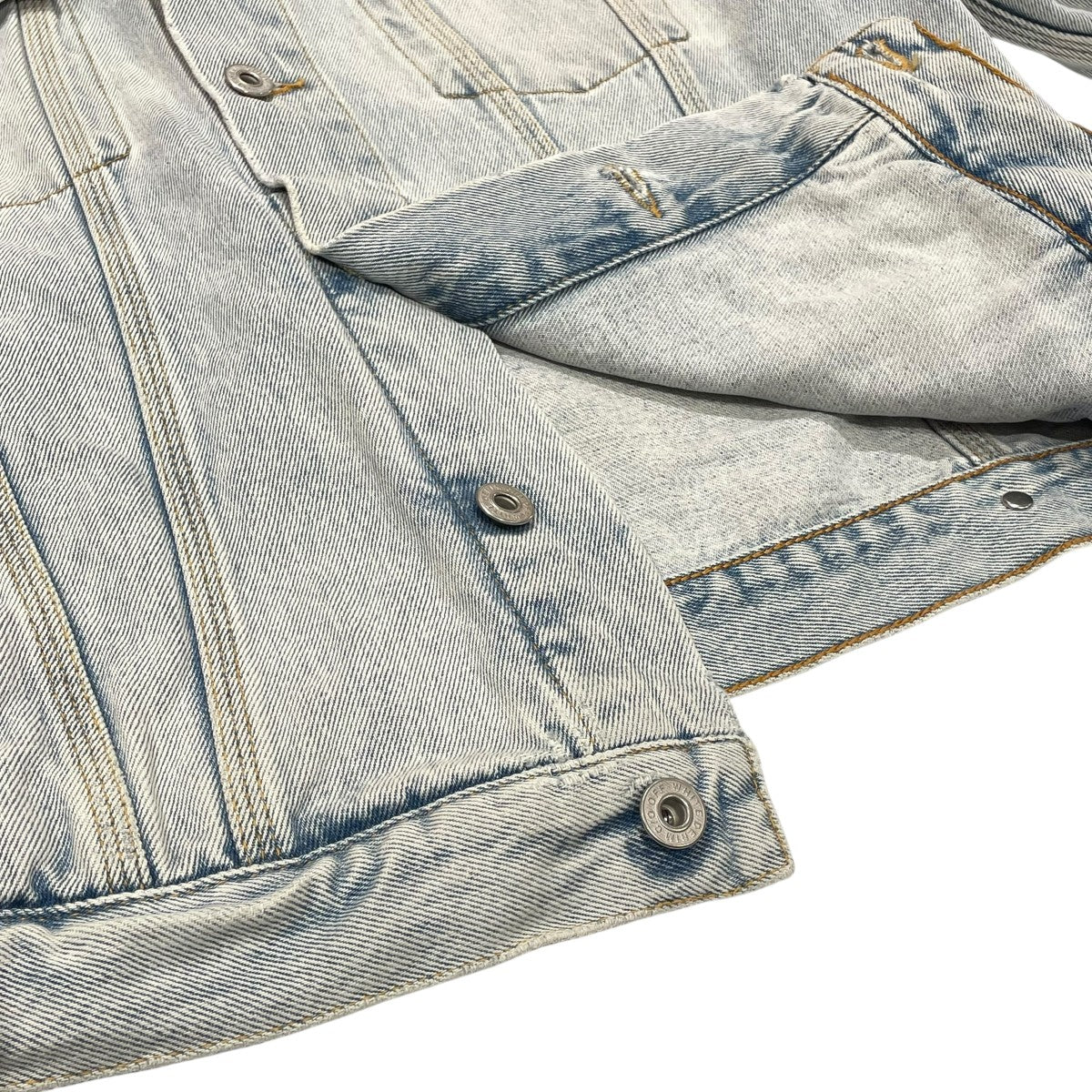OFFWHITE 21SSGIUBOTTO BLUE MONALISA SLIM DENIMデニムジャケットomye054r21den002 古着・中古-5枚目のアイテム画像