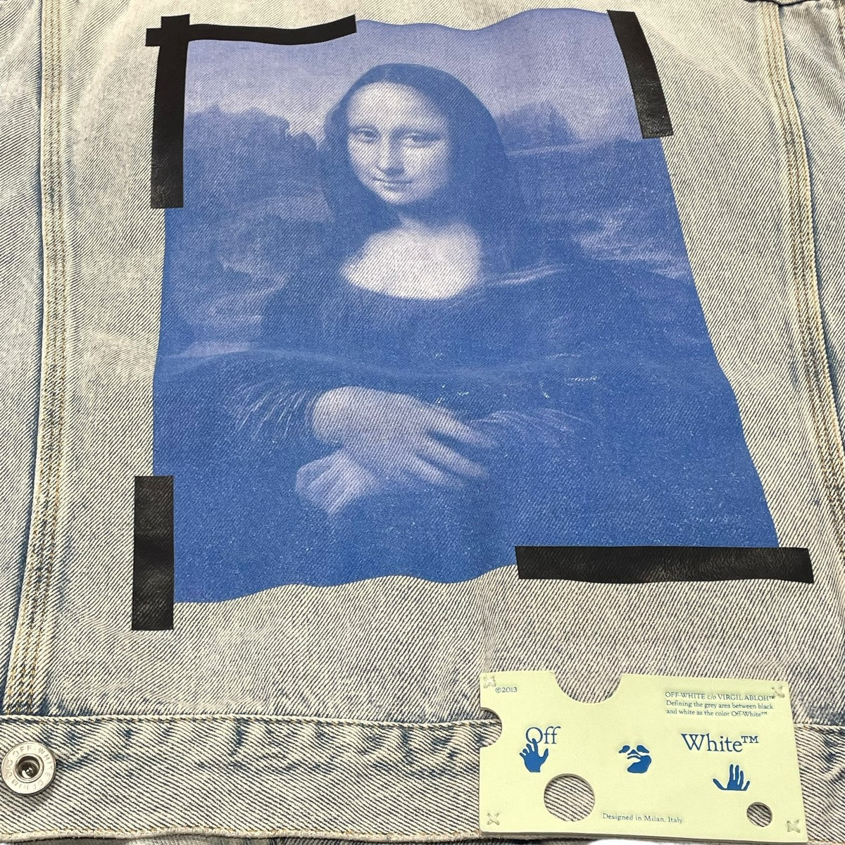 OFFWHITE 21SSGIUBOTTO BLUE MONALISA SLIM DENIMデニムジャケットomye054r21den002 古着・中古-7枚目のアイテム画像