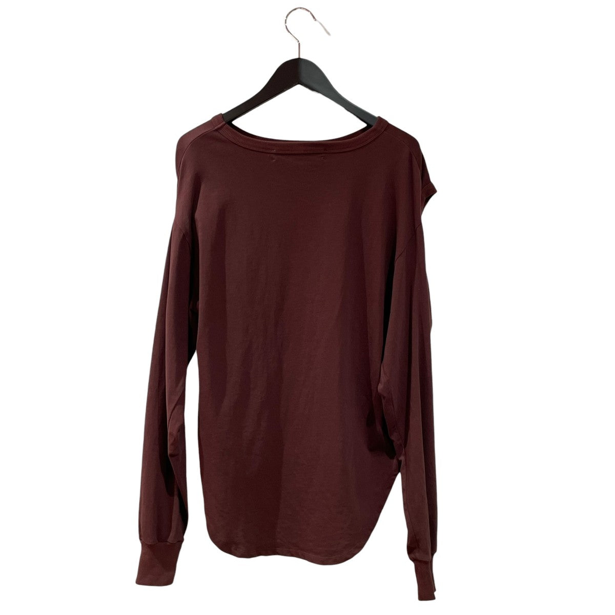 INSCRIRE×6(ROKU) BEAUTY＆YOUTH HOLE LONG SLEEVE T-SHIRTクルーネックカットソーi25aw cut1212 古着・中古-2枚目のアイテム画像