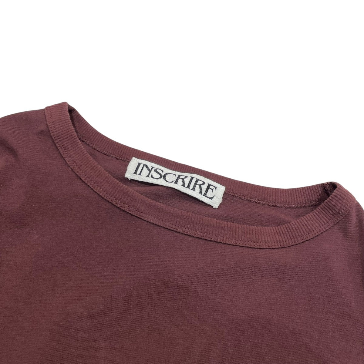 INSCRIRE×6(ROKU) BEAUTY＆YOUTH HOLE LONG SLEEVE T-SHIRTクルーネックカットソーi25aw cut1212 古着・中古-3枚目のアイテム画像
