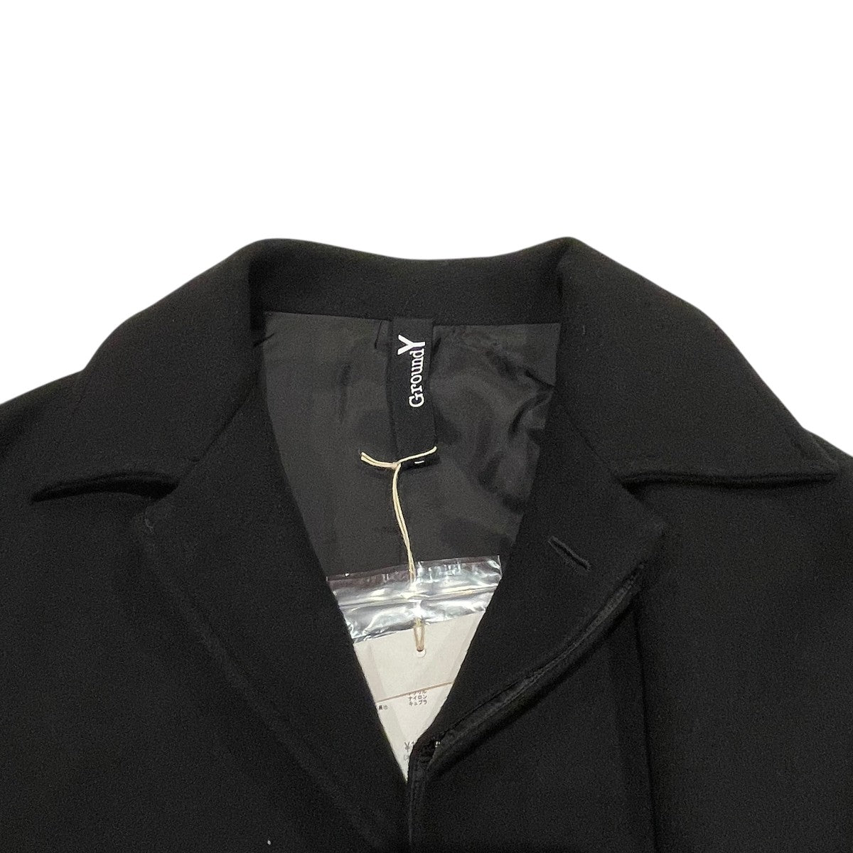 GROUND Y(グラウンドワイ) 23AWウールコートGJ C06 102 GJ C06 102
