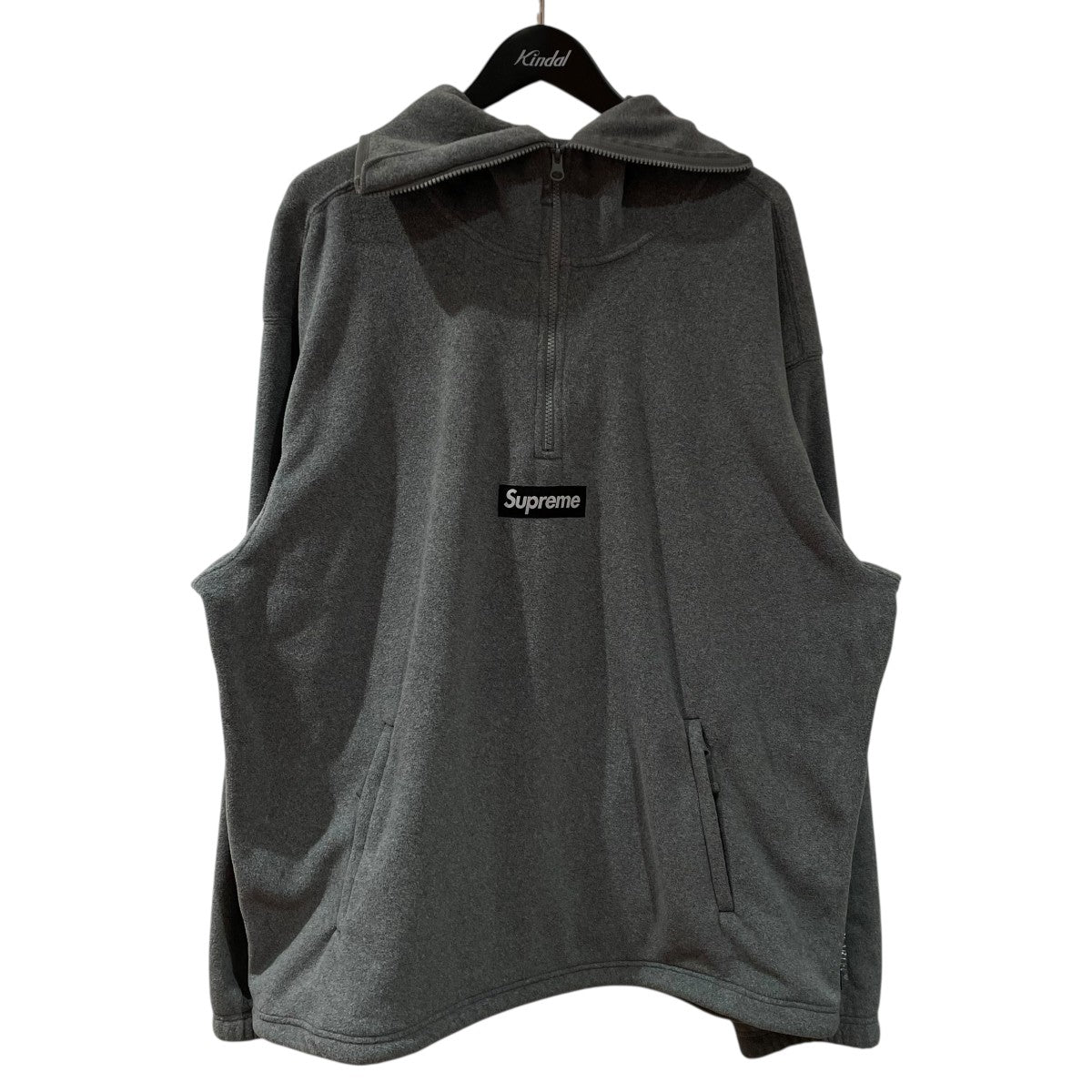 Supreme 25AWPolartec Face Mask Half Zip Hooded Sweatshirtハーフジップフリースパーカー 古着・中古-1枚目のアイテム画像