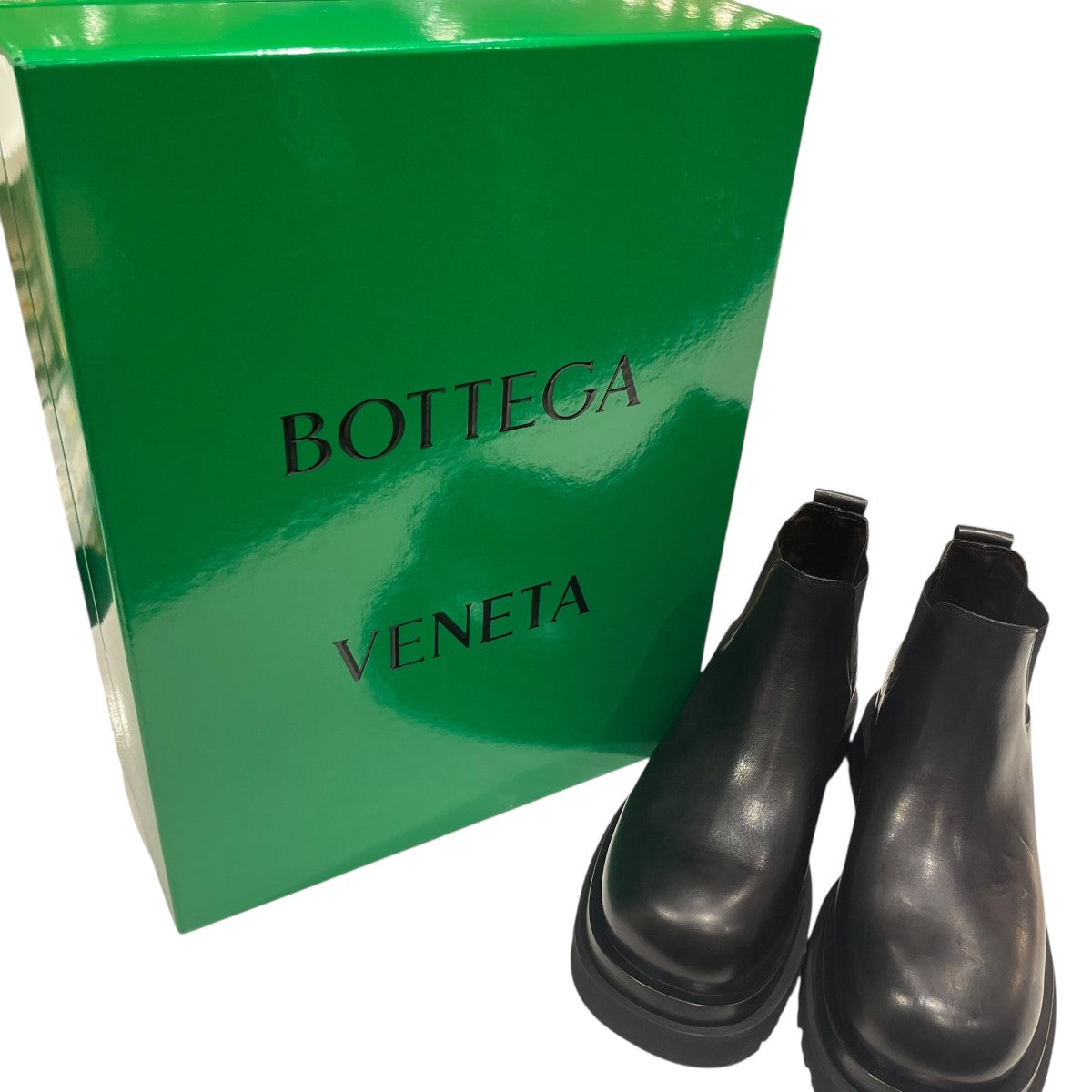 BOTTEGA VENETA(ボッテガヴェネタ) ラグブーツブーツ ブラック サイズ