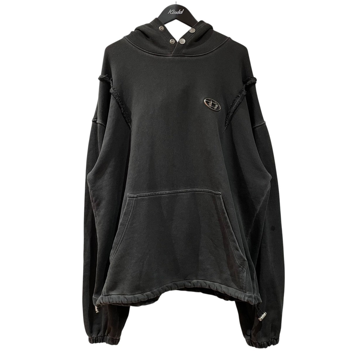 DIESEL×THUG CLUB プルオーバーパーカーP01579 P01579 グレー サイズ L