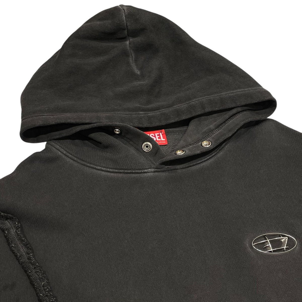 DIESEL×Thug clubコラボ　フーディー Diesel x Thug Club S Thug Hoodie Black ☆人気 (DIESEL/パーカー