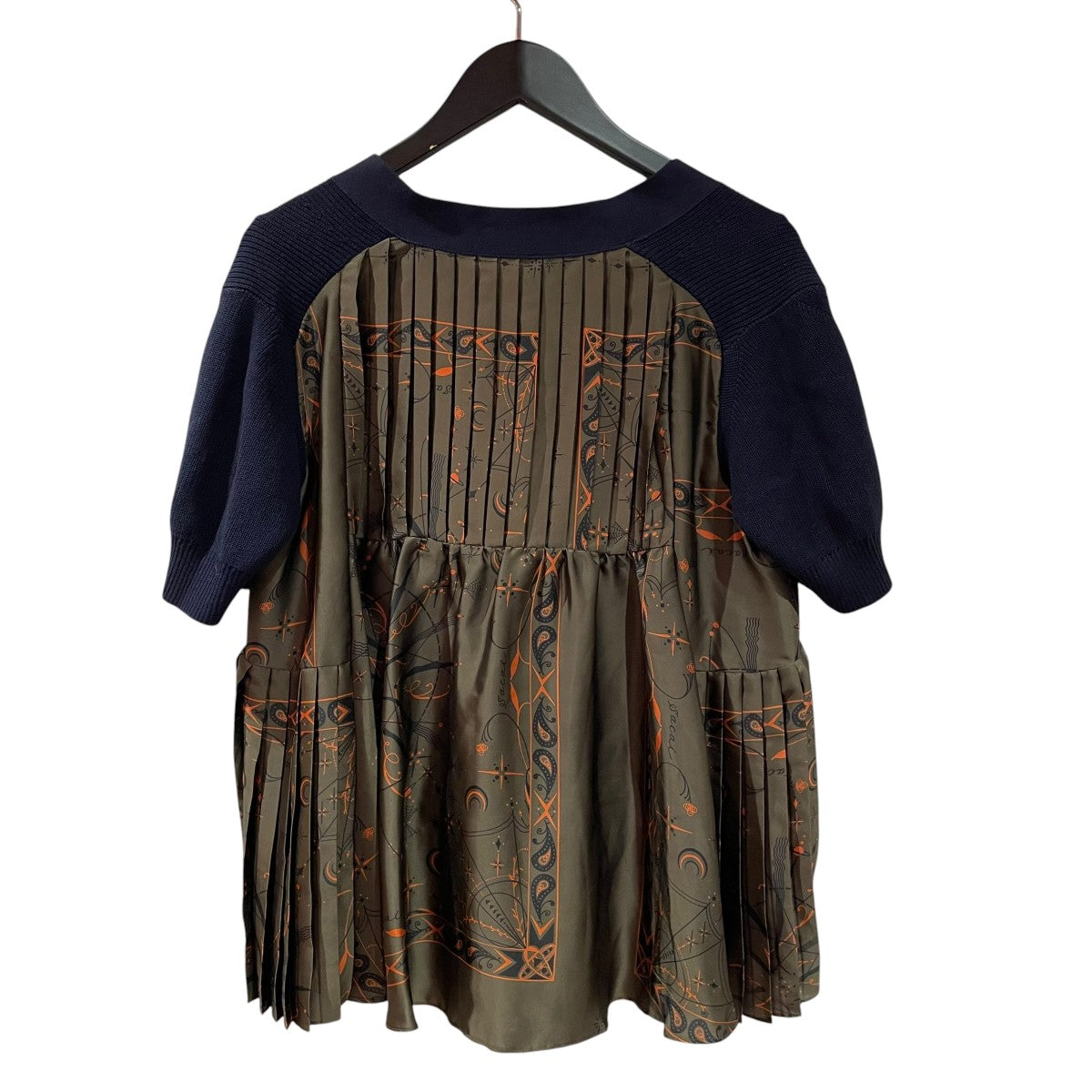 sacai KNIT半袖ニット20-05165 古着・中古-2枚目のアイテム画像