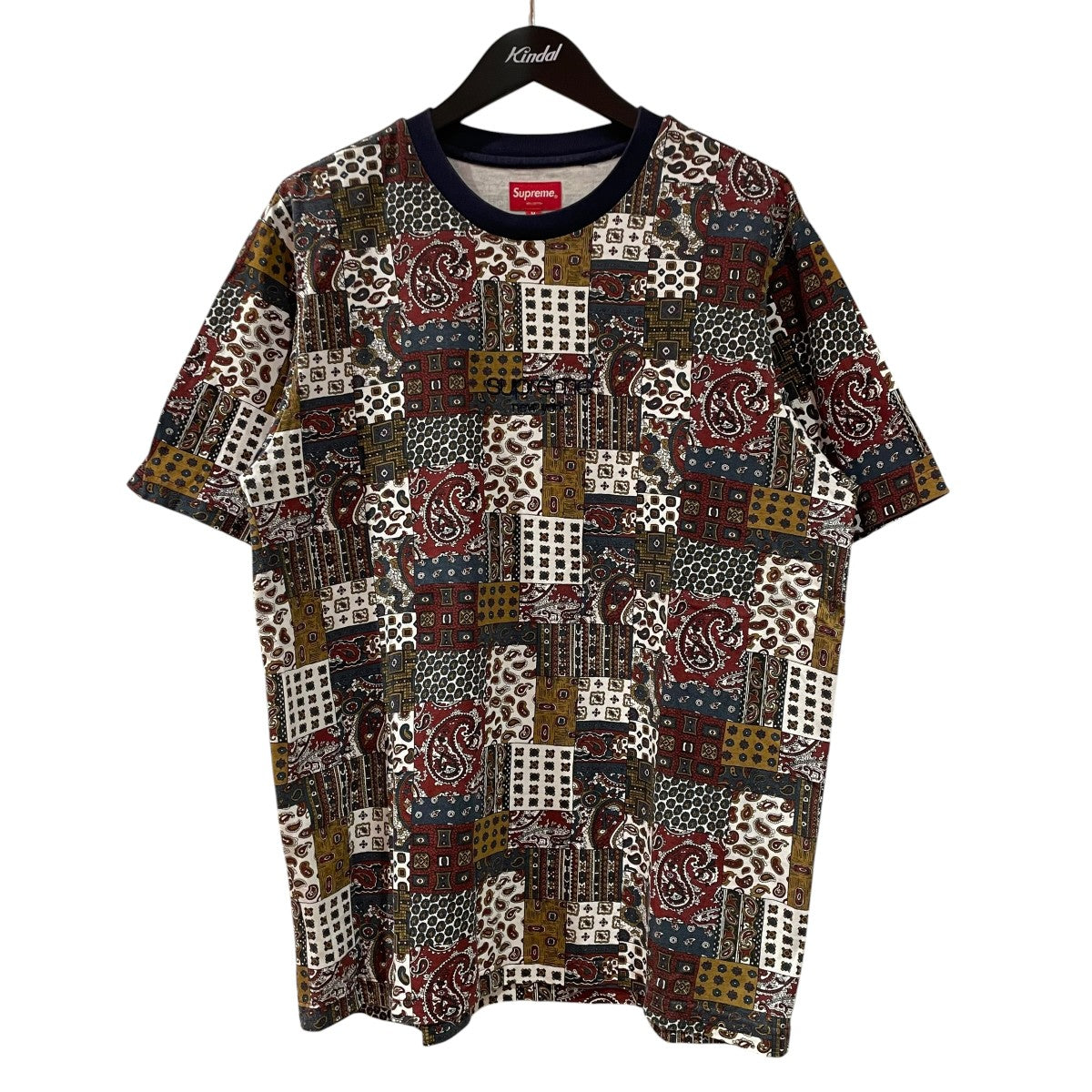 19SSPATCHWORK PAISLEY半袖Tシャツ