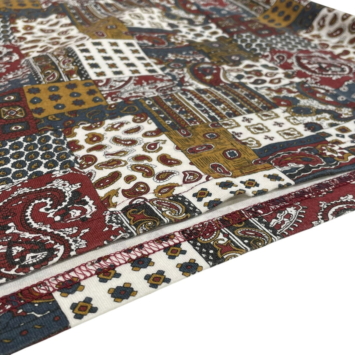 19SSPATCHWORK PAISLEY半袖Tシャツ