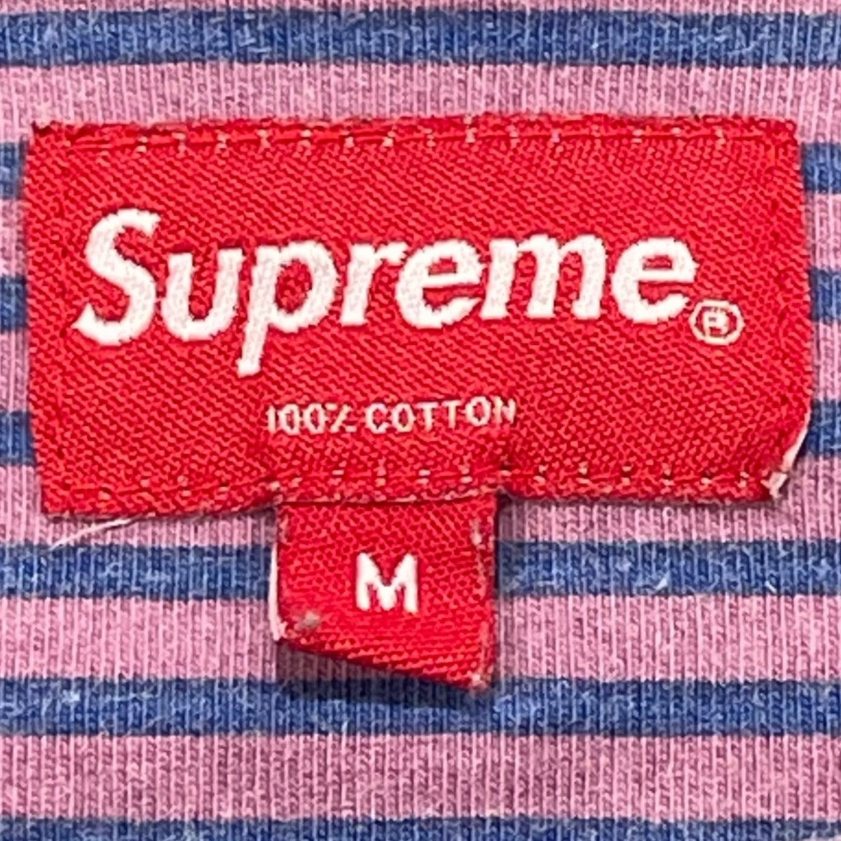 20AWMICRO STRIPE L S TOPロングスリーブTシャツ