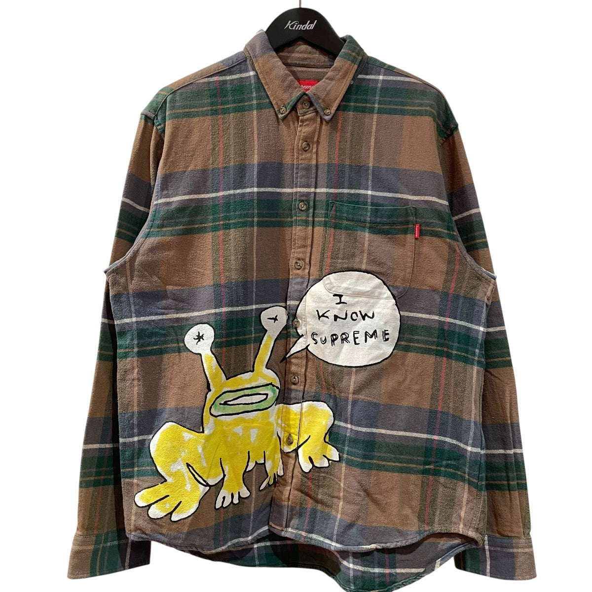 20SSDANIEL JOHNSTON PLAID SHIRT長袖シャツ