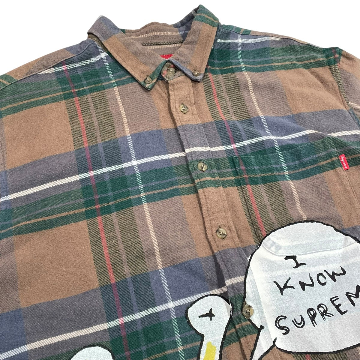 20SSDANIEL JOHNSTON PLAID SHIRT長袖シャツ
