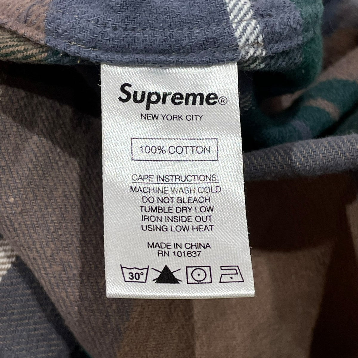 20SSDANIEL JOHNSTON PLAID SHIRT長袖シャツ