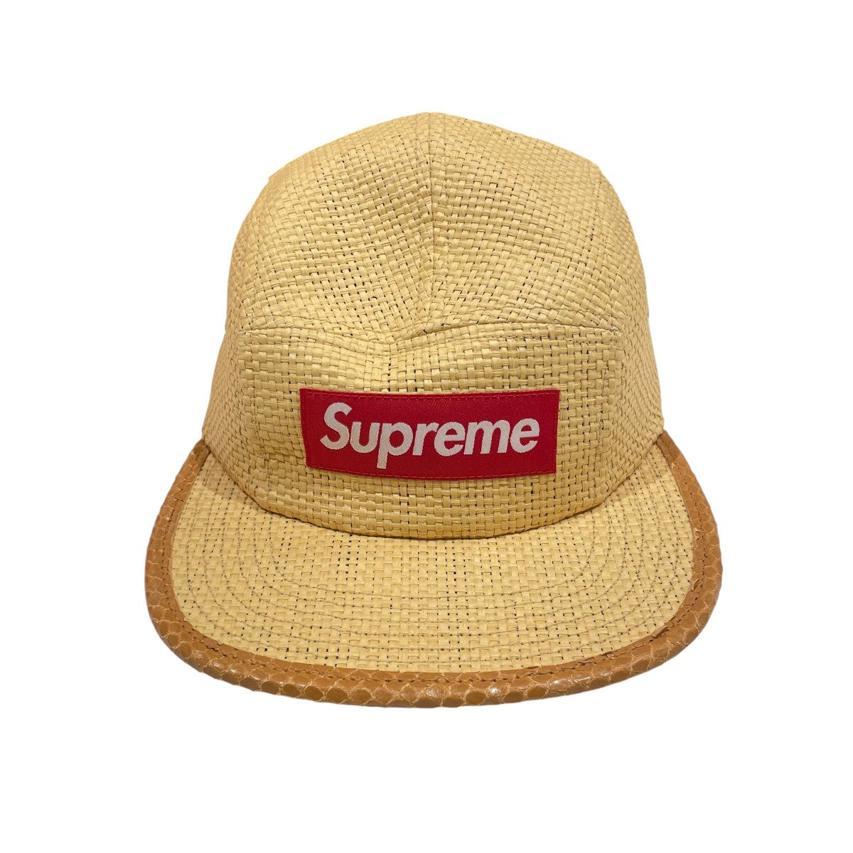 Supreme 20SSRAFFIA CAMP CAPキャップ 古着・中古-2枚目のアイテム画像