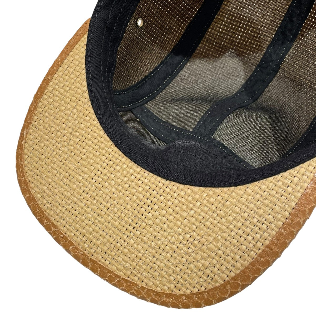 Supreme 20SSRAFFIA CAMP CAPキャップ 古着・中古-5枚目のアイテム画像