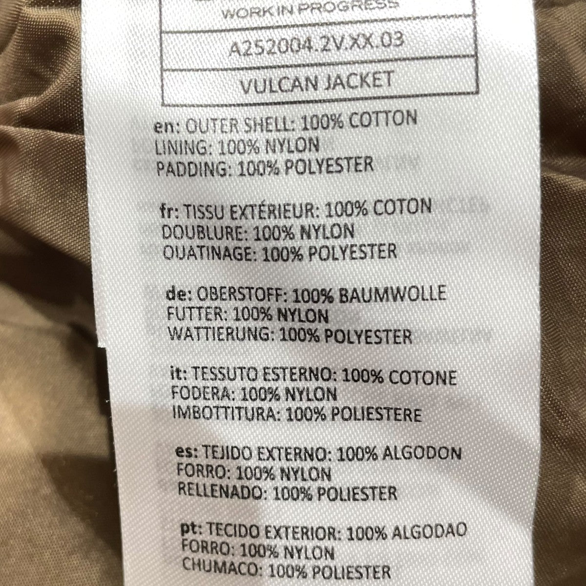 CarHartt VULCAN JACKETジップジャケットA252004 古着・中古-7枚目のアイテム画像