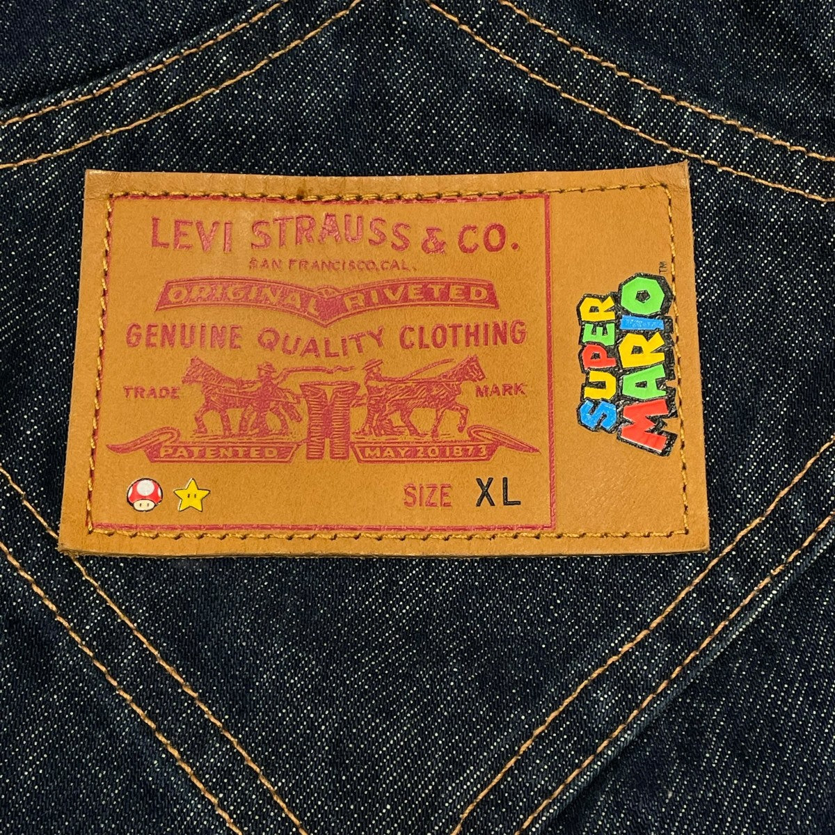 LEVI'S×SUPER MARIO オーバーオール ブルー サイズ XL｜【公式