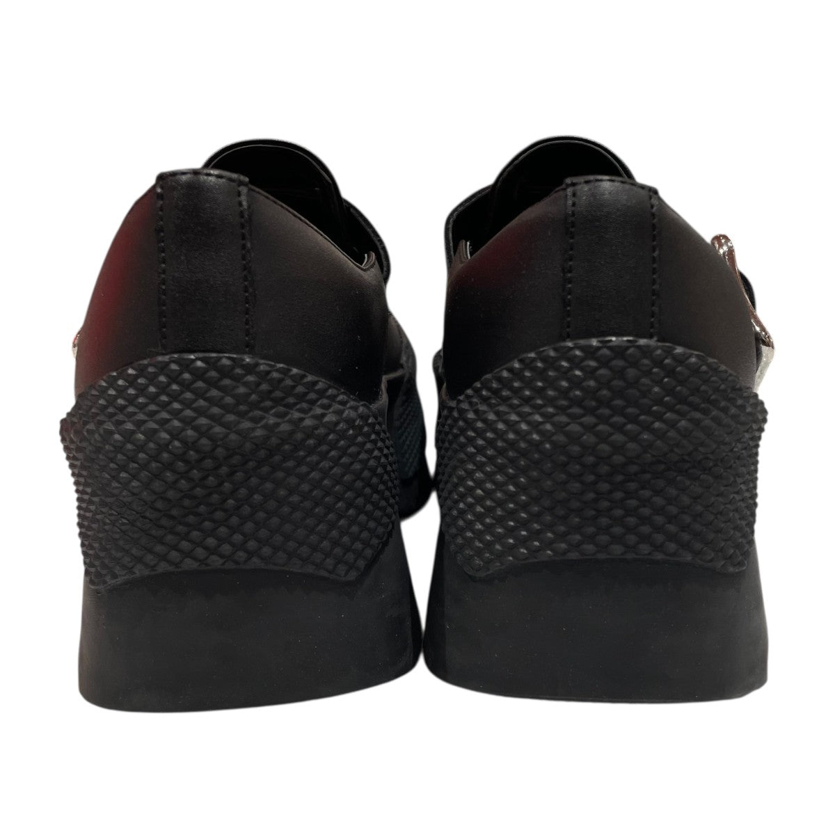 NKNIT×PARABOLOIDE platform shoesシューズ ブラック サイズ 36