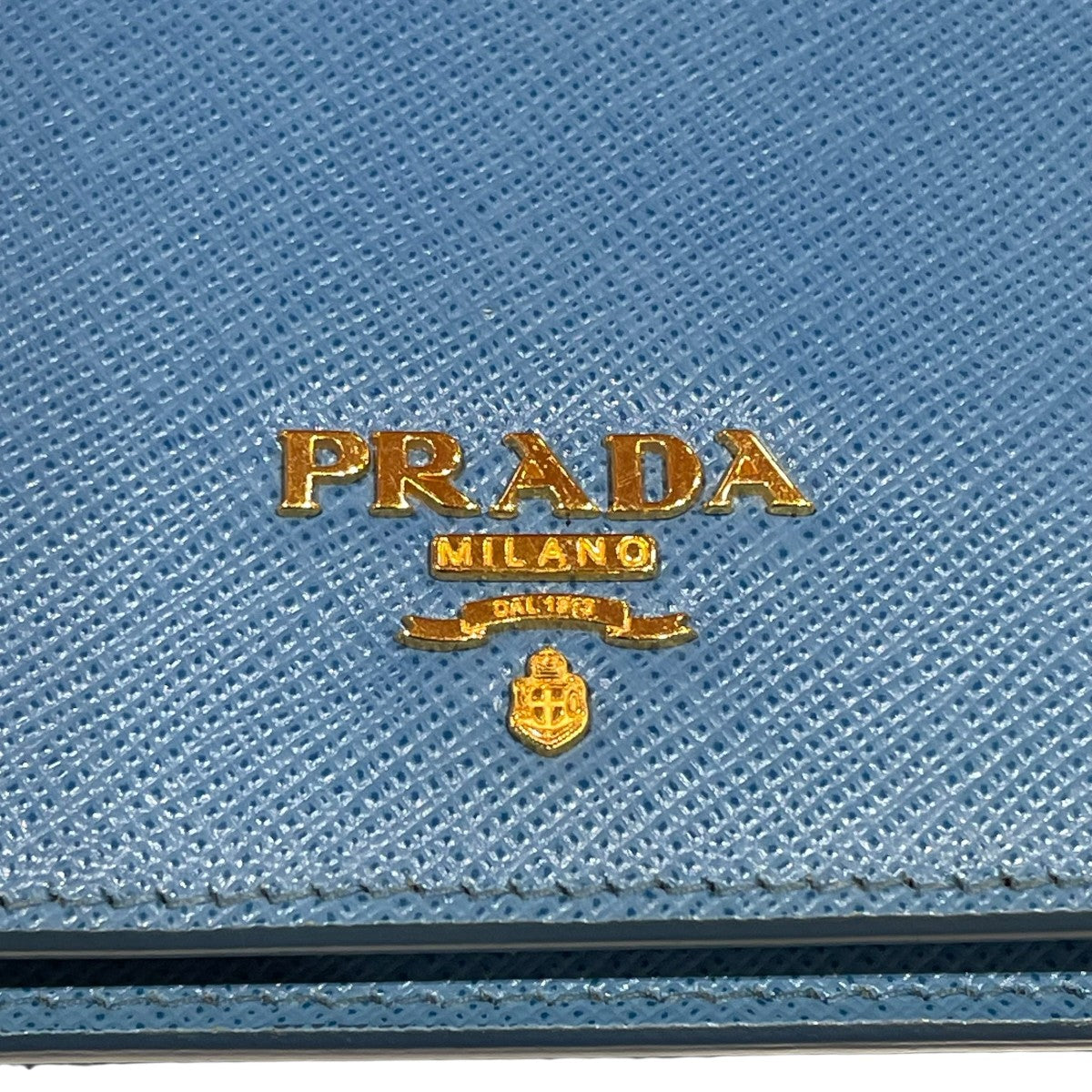 PRADA(プラダ) サフィアーノメタル チェーンウォレット長財布1ZH029
