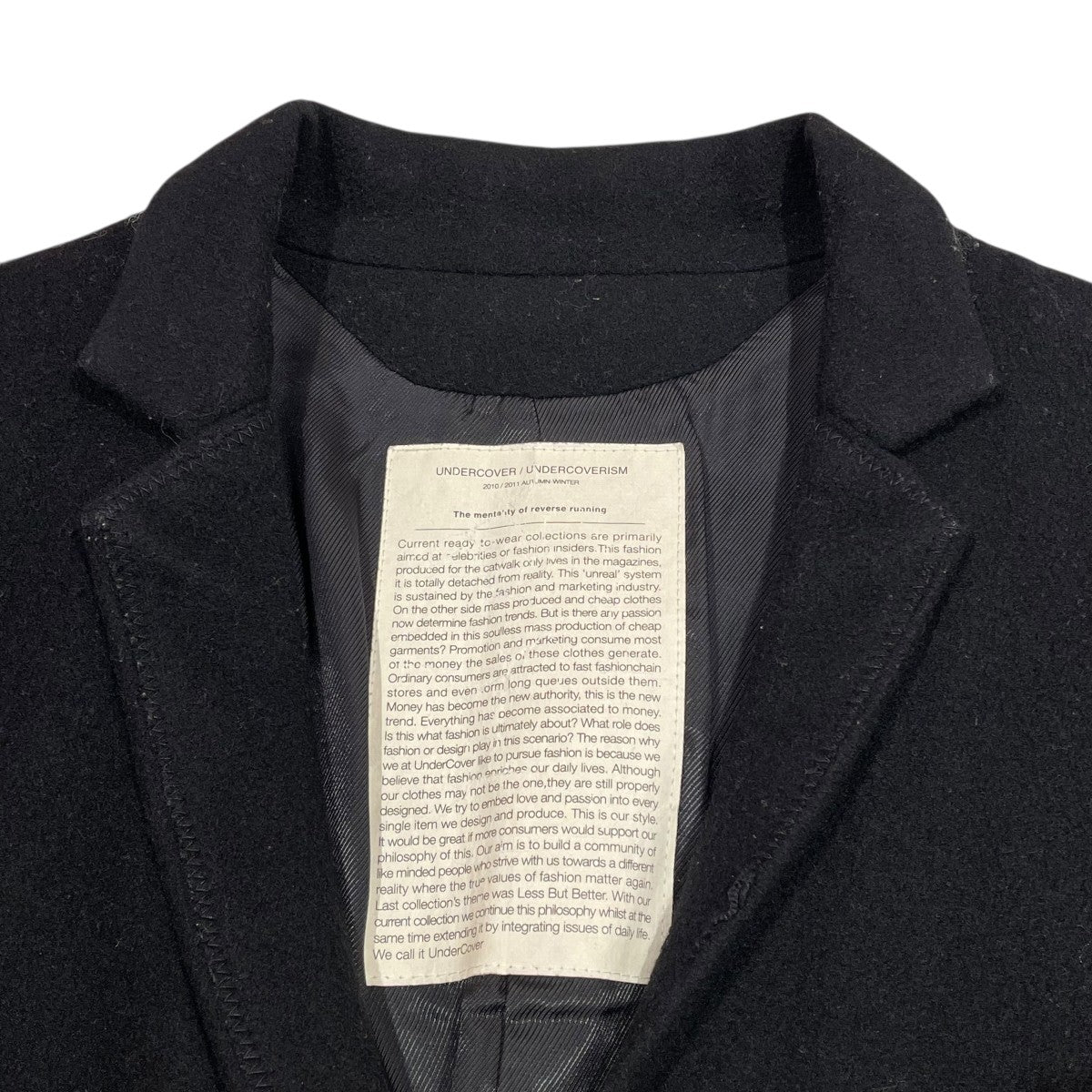 10AWテーラードジャケットF1101