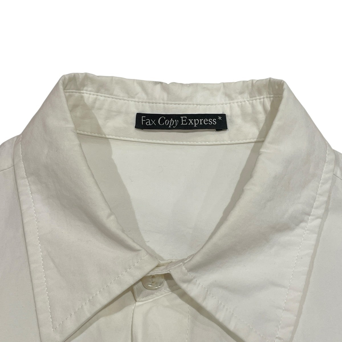 FAX COPY EXPRESS FCE Relaxation Shirt比翼長袖シャツBWSH01W01WH 古着・中古-7枚目のアイテム画像