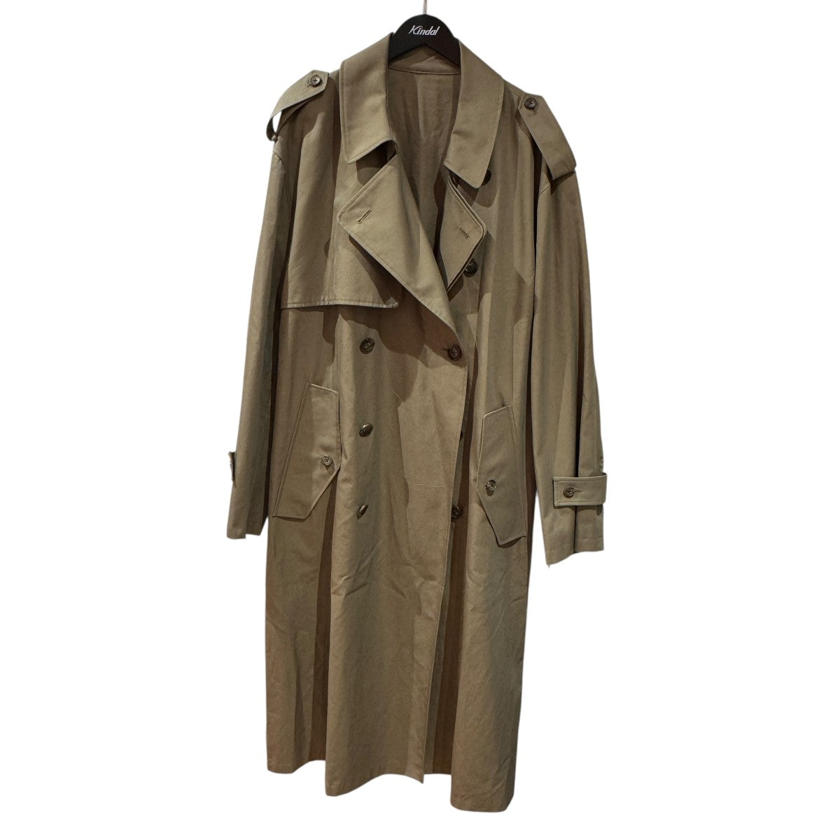 21AWOVERSIZED OVERLAPPED TRENCH COATトレンチコートST.274-1