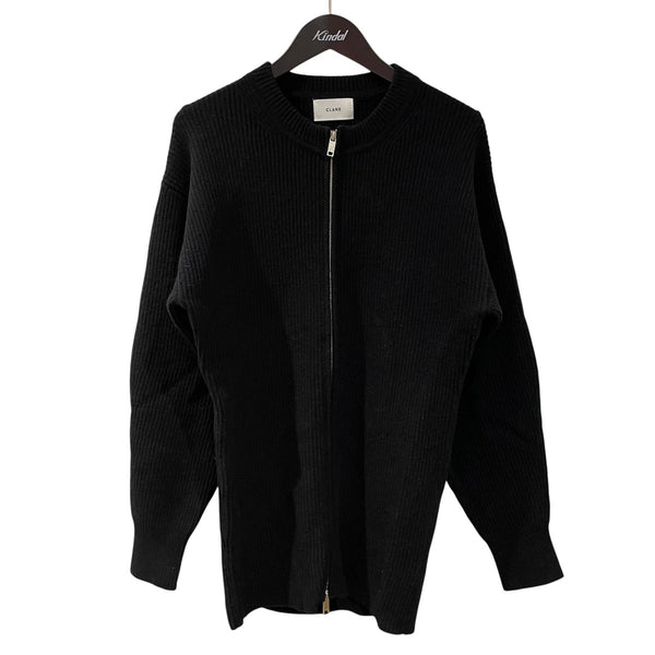 CLANE(クラネ) CLANE ZIP RIB KNIT TOPSジップカーディガン13106-2352