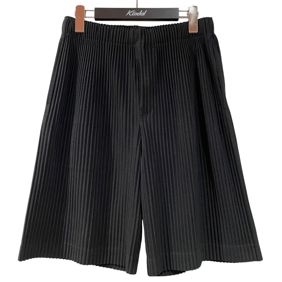 HOMME PLISSE ISSEY MIYAKE プリーツハーフパンツHP31JF129 古着・中古-1枚目のアイテム画像