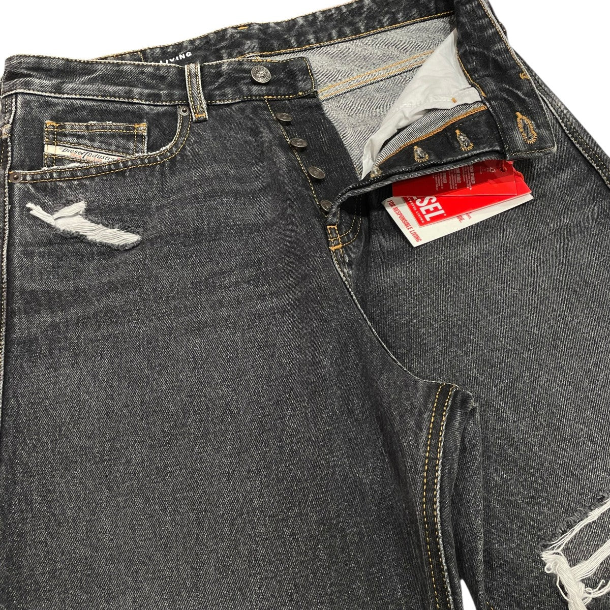 ダメージデニムパンツA06371