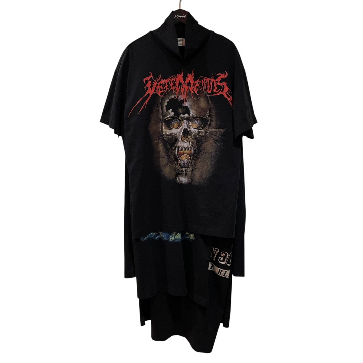 VETEMENTS(ヴェトモン) 16AWSkull Layered T-Shirts DressスカルT