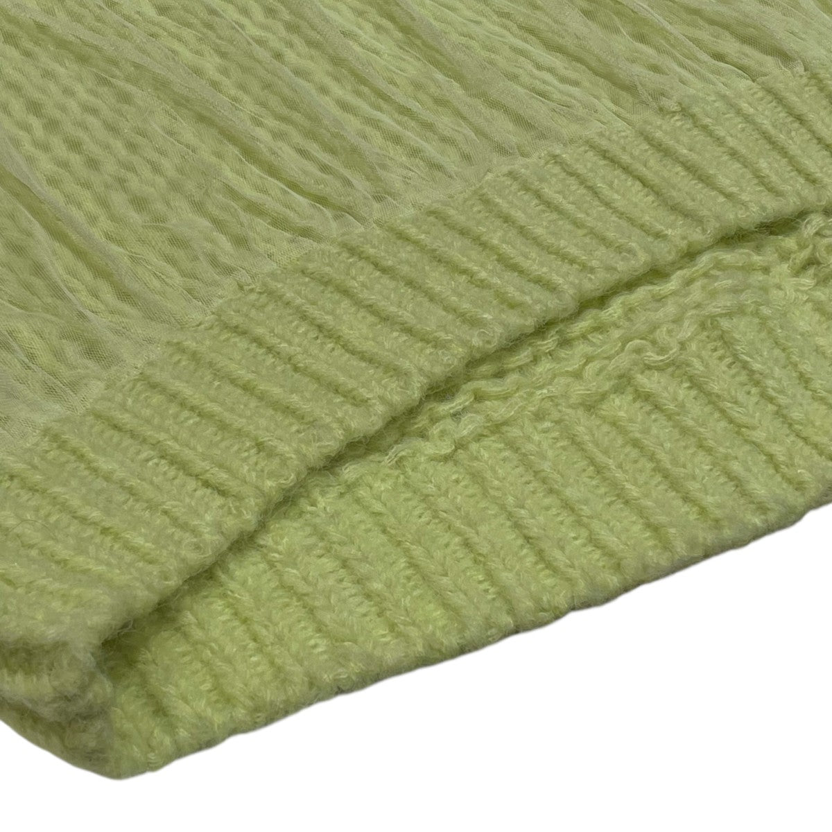 チュールドッキングローゲージニットニットTK-80243643