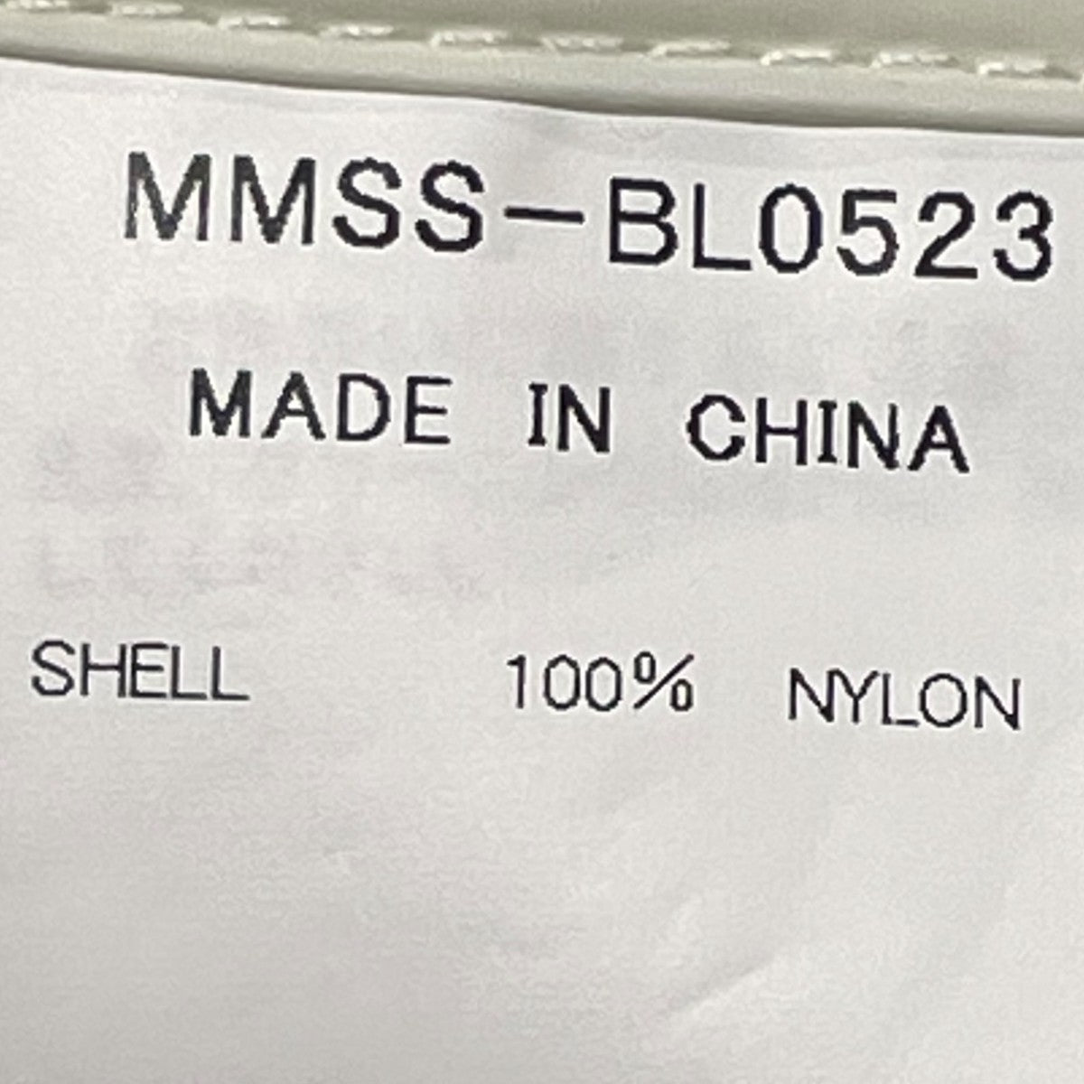 23SSDANCING ANORAKナイロンジャケットMMSS-BL0523