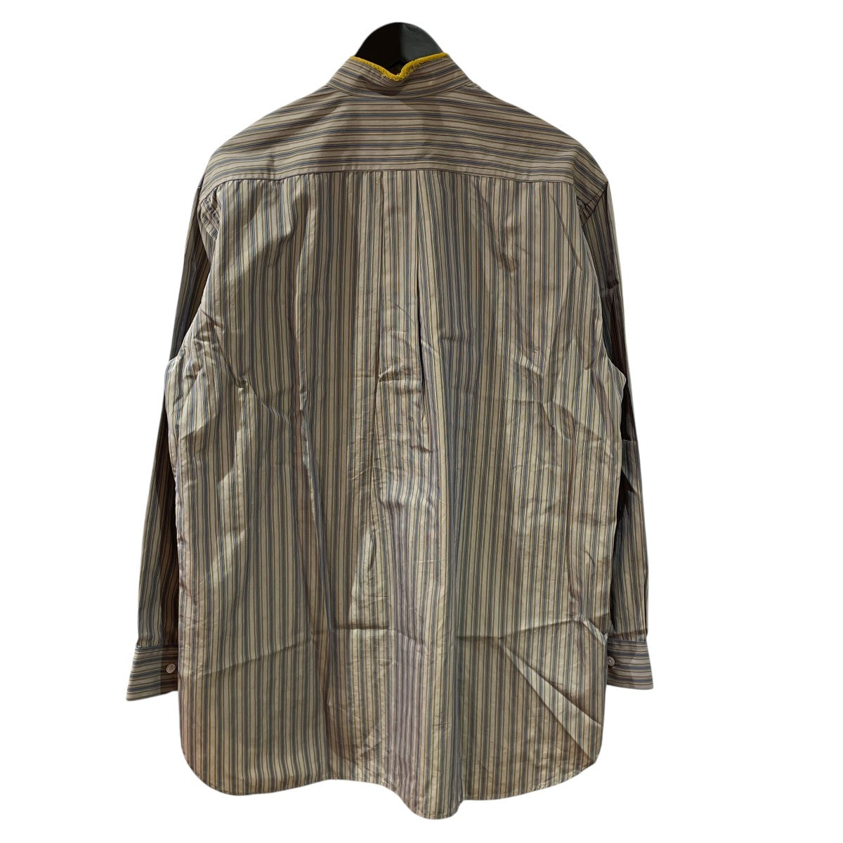 Cristaseya×Salvatore Piccolo MAO SHIRT長袖ストライプシャツ