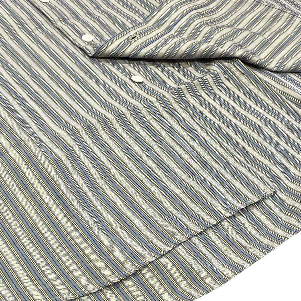 Cristaseya×Salvatore Piccolo handmade mao shirtストライプシャツ