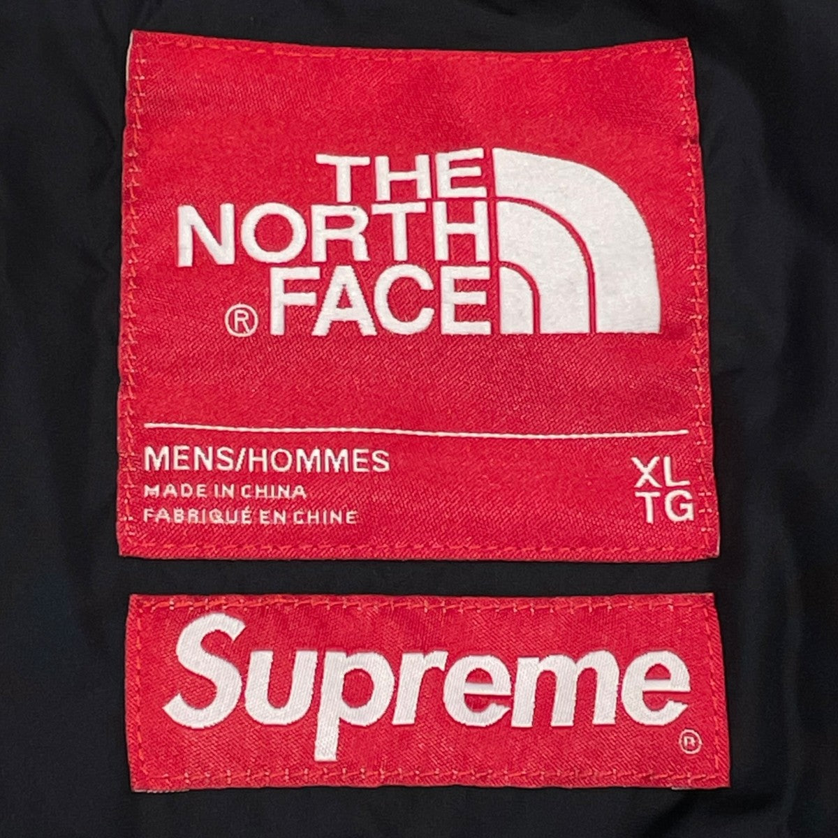 Bleached Denim Print Nuptse JackeダウンジャケットND52100I